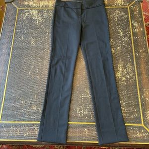Theory straight leg black wool pants, Sz 4